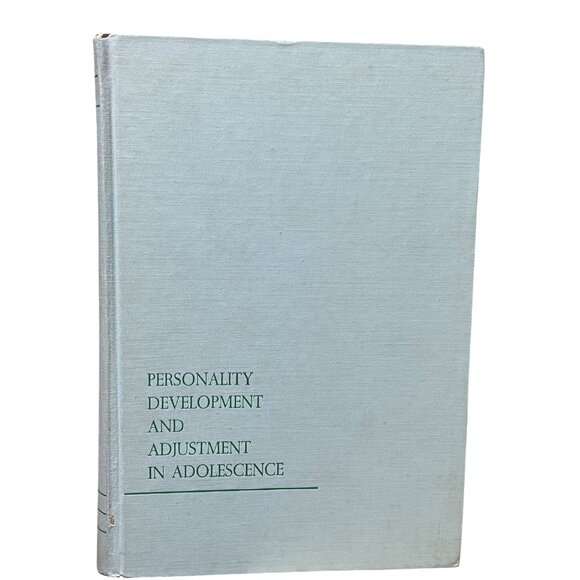 Personality Development And Adjustment In Adolescence Hardcover Book By A. Schne - Picture 1 of 6